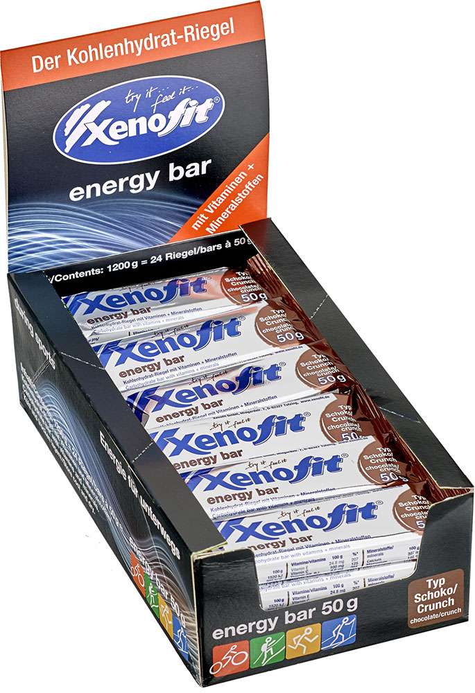 Barre énergétique Xenofit boîte 24x50g