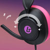 Powera Lucidsound LS10 Casque de jeu filaire – Casque de jeu supra-auriculaire de marque minuit (noir rose, Playstation 5, Playstation 4, Xbox Series X|s, Xbox One, PC, mobile)