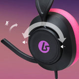 Powera Lucidsound LS10 Casque de jeu filaire – Casque de jeu supra-auriculaire de marque minuit (noir rose, Playstation 5, Playstation 4, Xbox Series X|s, Xbox One, PC, mobile) - afbeelding 14