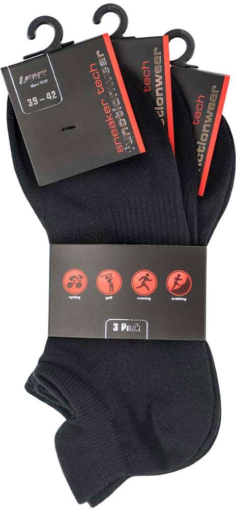 Lenz performance sneaker tech - chaussettes de course (paquet de 3)