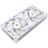 Nzxt performance fan f280x ventilateurs de boîtier rgb (blanc, 2 pièces, 280 x 140 x 30 mm, pwm)