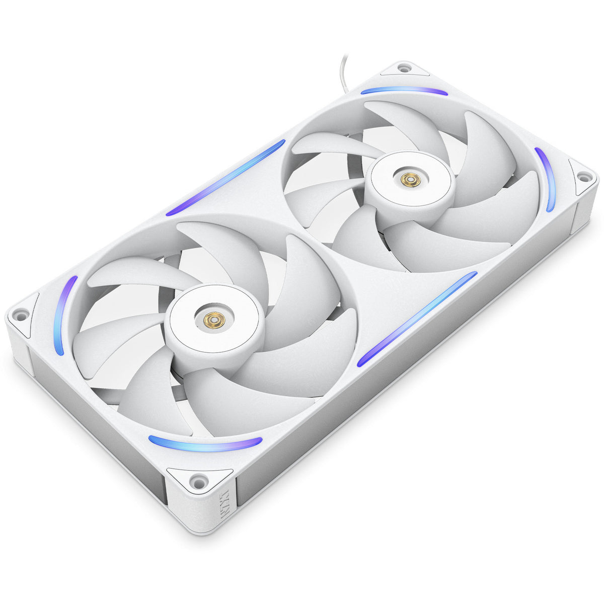 Nzxt performance fan f280x ventilateurs de boîtier rgb (blanc, 2 pièces, 280 x 140 x 30 mm, pwm)