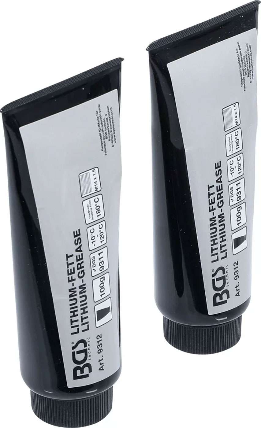 Bgs technic graisse au lithium tube de 2 x 100 g