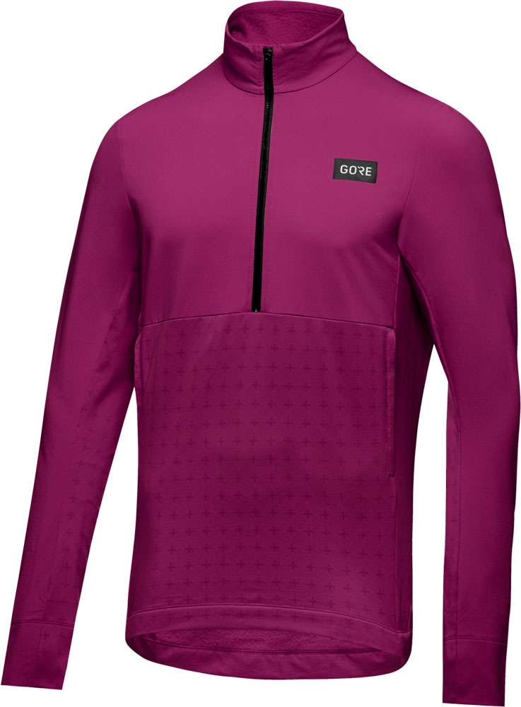 Gorewear trailkpr hybrid 1 2-zip - maillot vtt manches longues