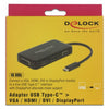 Dellock USB-C> VGA HDMI DVI Displayport