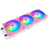 Thermaltake ct120 ex reverse argb sync ventilateur de refroidissement pour PC rose (pack de 3 ventilateurs) ventilateurs de boîtier (rose, 3 pièces, 120 x 120 x 25 mm, pwm)