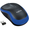 Souris sans fil Logitech m185 (bleue, vente au détail)