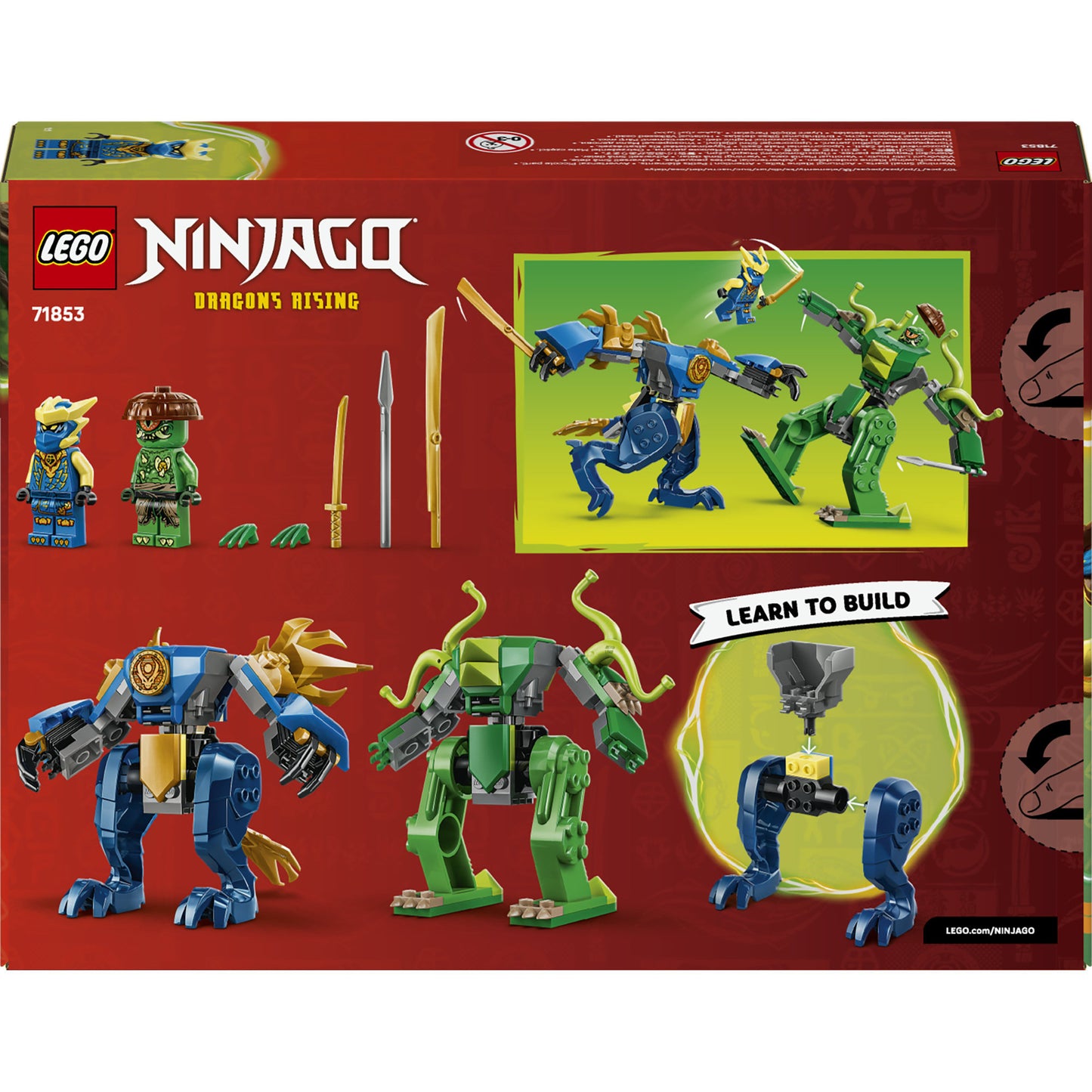 Lego Ninjago 71853 La bataille du dragon et du robot de Jay