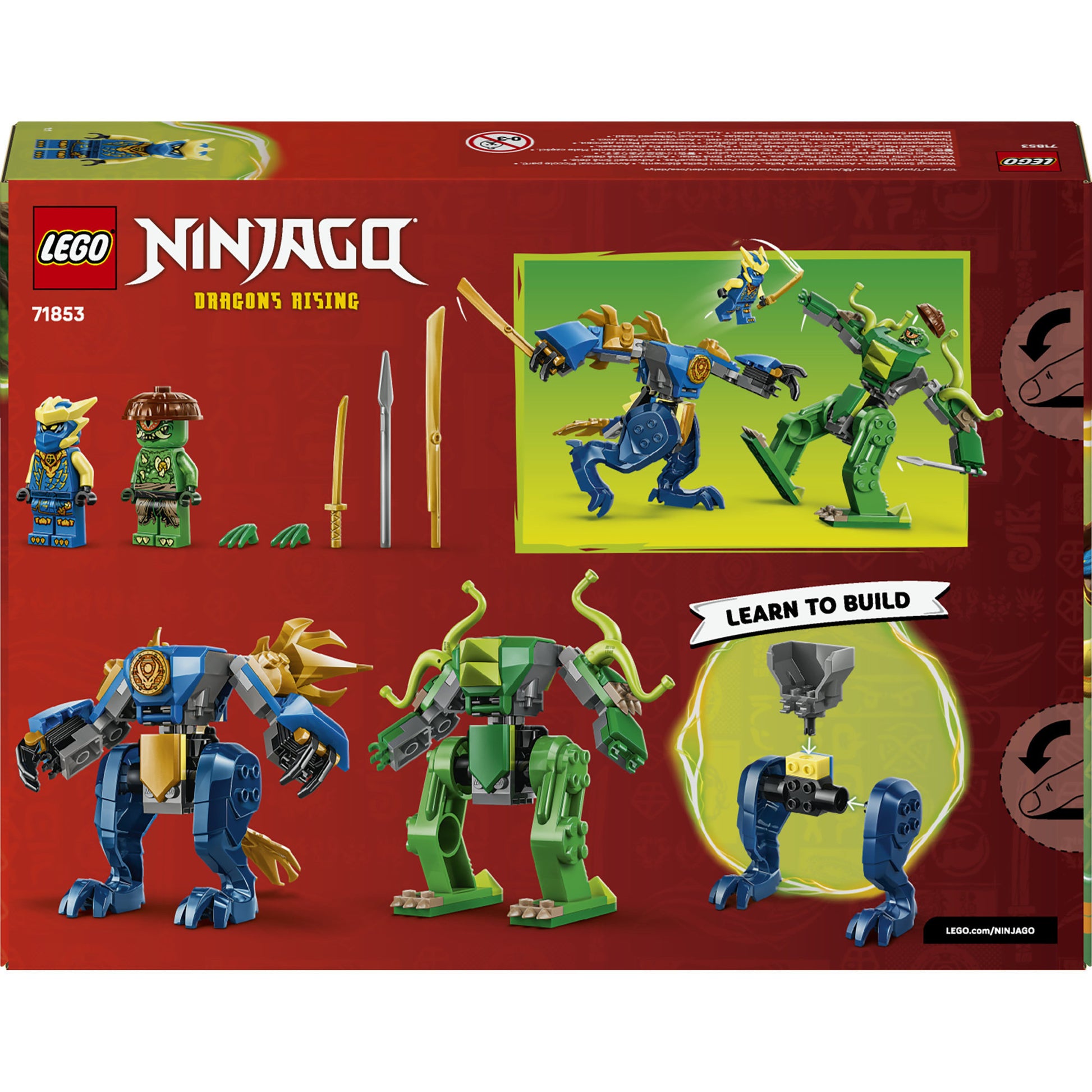 Lego Ninjago 71853 La bataille du dragon et du robot de Jay