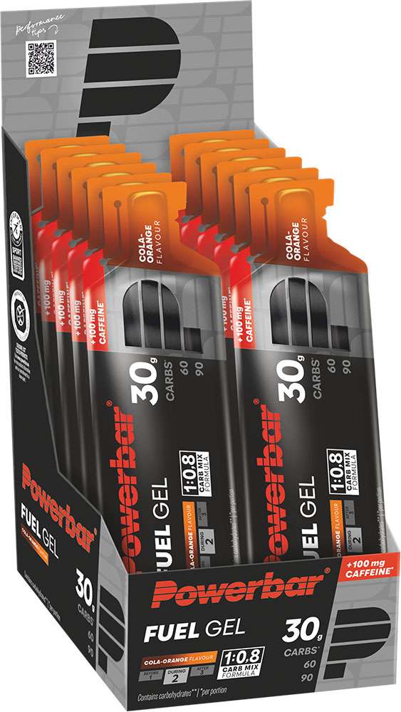 Gel combustible Powerbar ligne noire 30 12x50ml
