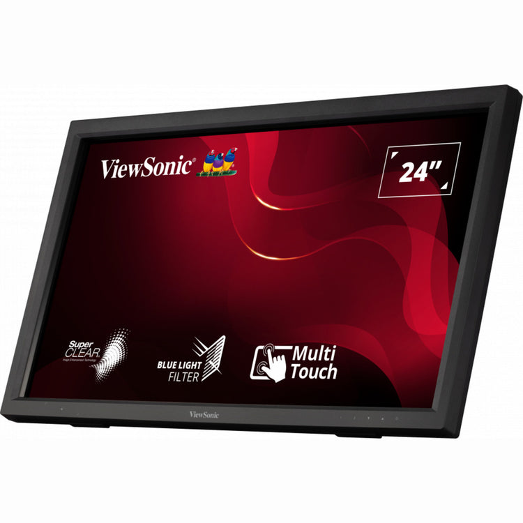 Viewsonic Moniteur tactile IR TD2423 24 (noir, 1x HDMI, VGA, DVI-D, USB-A, USB-B)
