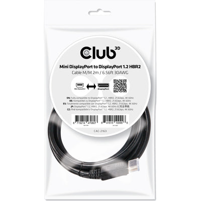 Club 3D Mini DisplayPort Displayport 1.2