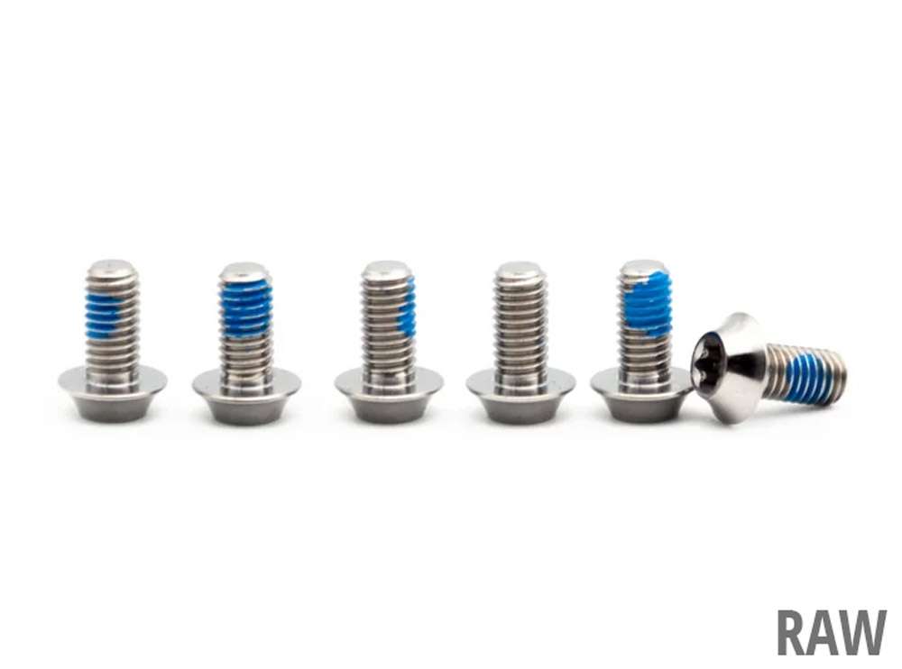 Composants en chêne vis en titane m5x10 pour rotor à disque à 6 boulons (6 pièces)