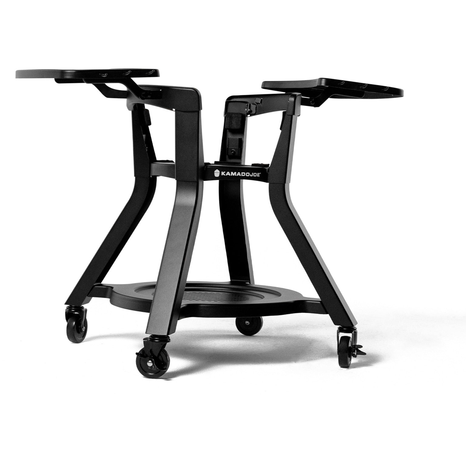 Kamado Joe Joe Jr-kar avec des tables latérales