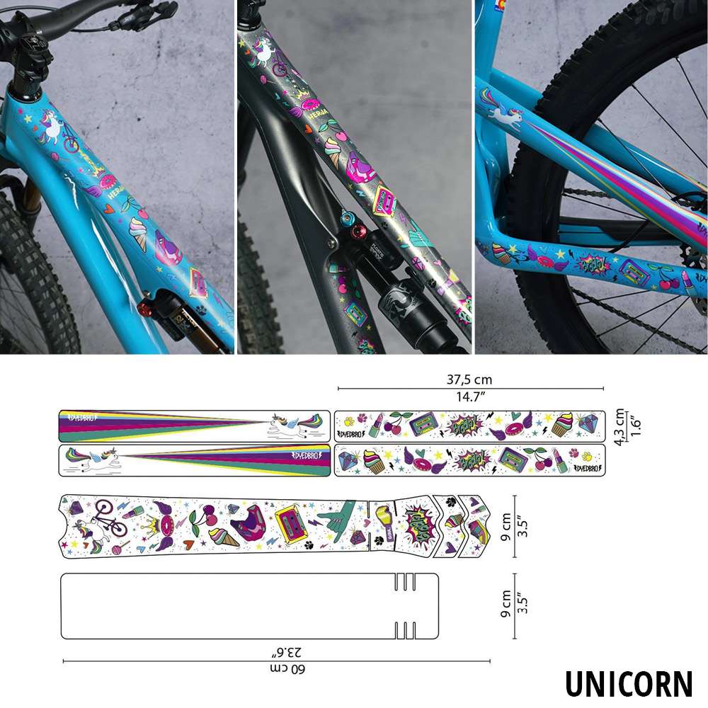 Kit de protection de cadre licorne Dyedbro