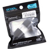 Alphacool eiszapfen filtre en ligne en acétal acrylique g1 4 filetage intérieur (noir transparent)