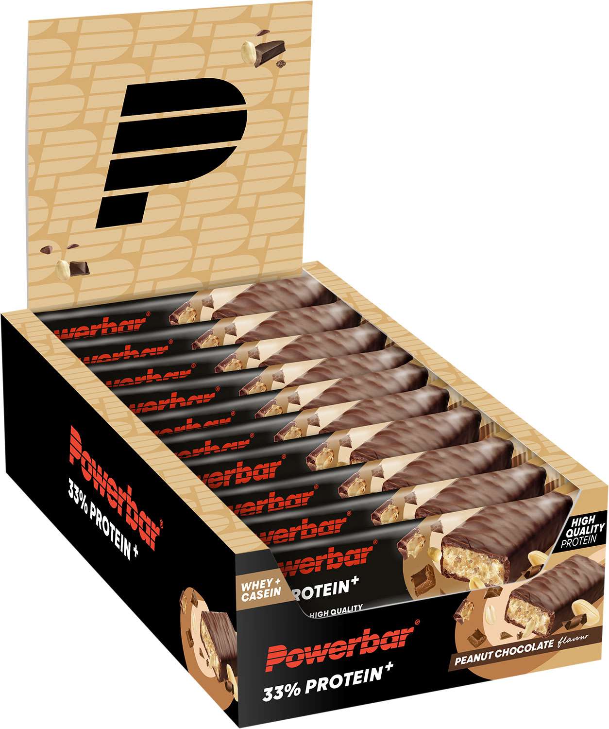 Powerbar protéine plus 33% barre 10er boîte