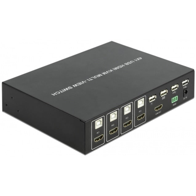Dellock KVM 4-en-1 Multiview Switch 4x HDMI avec USB