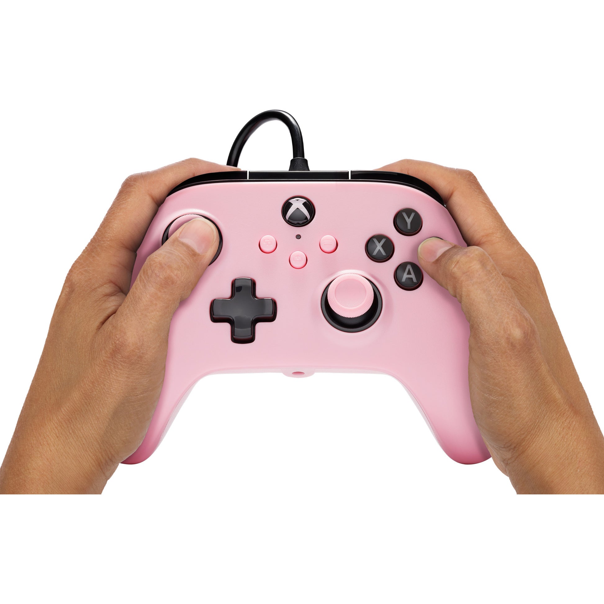 Manette filaire Powera pour Xbox Series X|s (rose, Xbox Series X|s, Xbox One, PC)