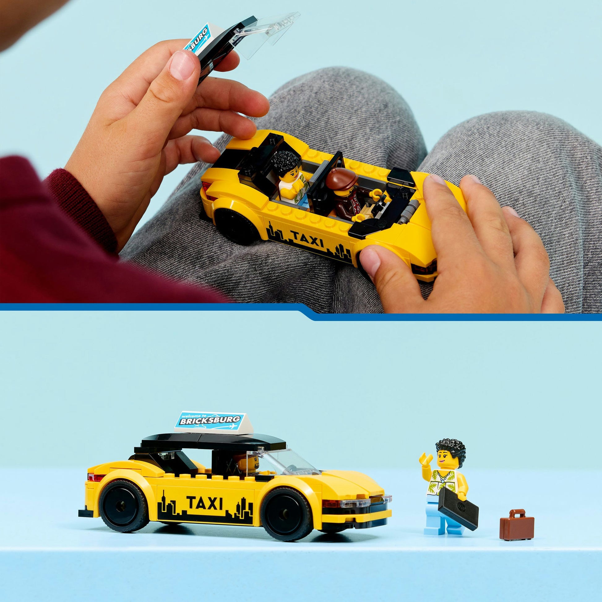Lego city 60487 le taxi jaune
