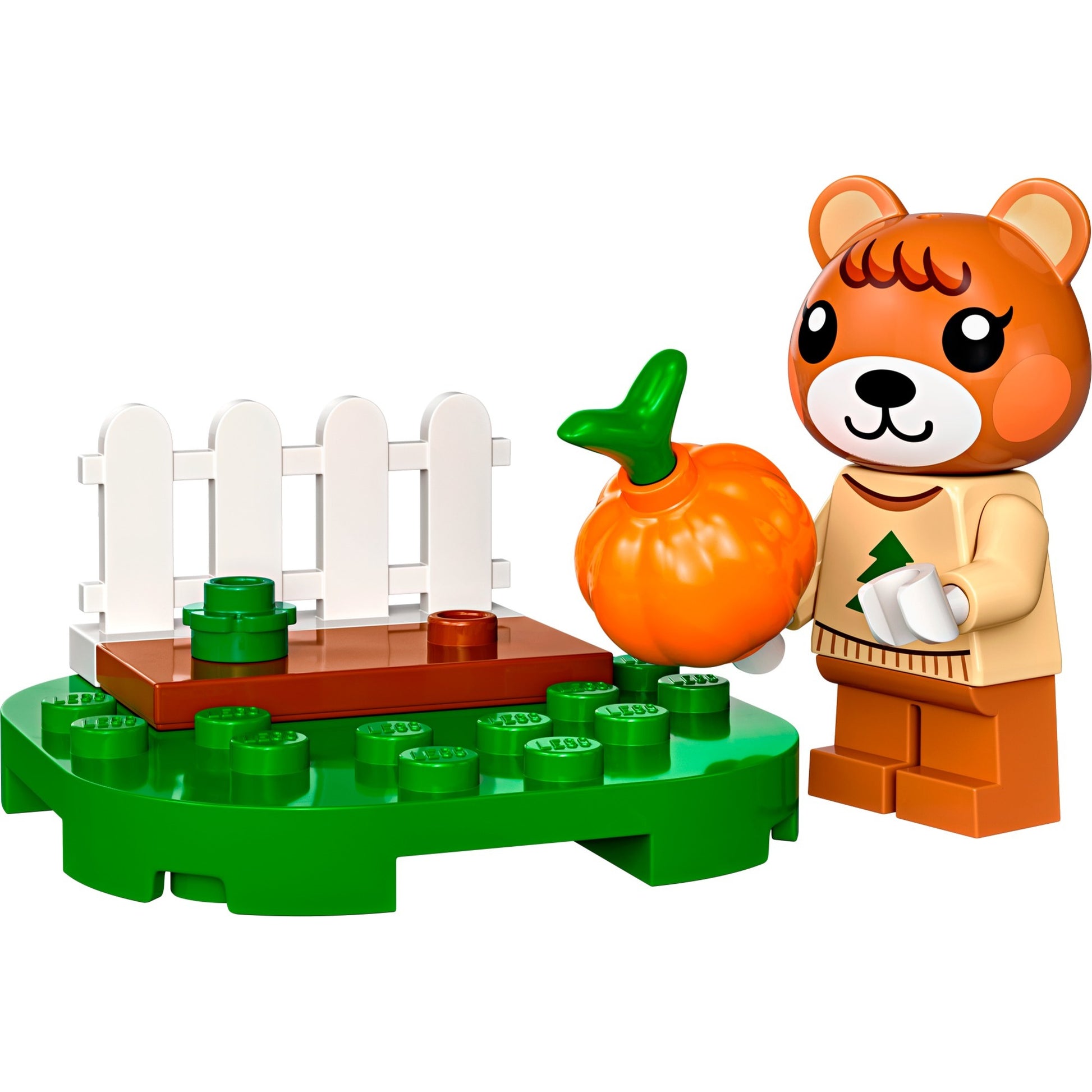 Lego animal cross - jouet de construction de jardin de citrouilles d'érable (30662)