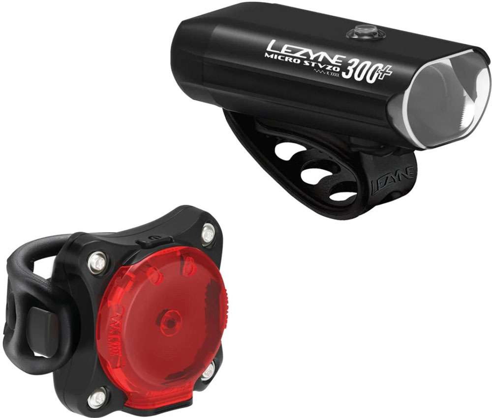Lezyne micro drive 300+ stvzo zecto drive ensemble d'éclairage