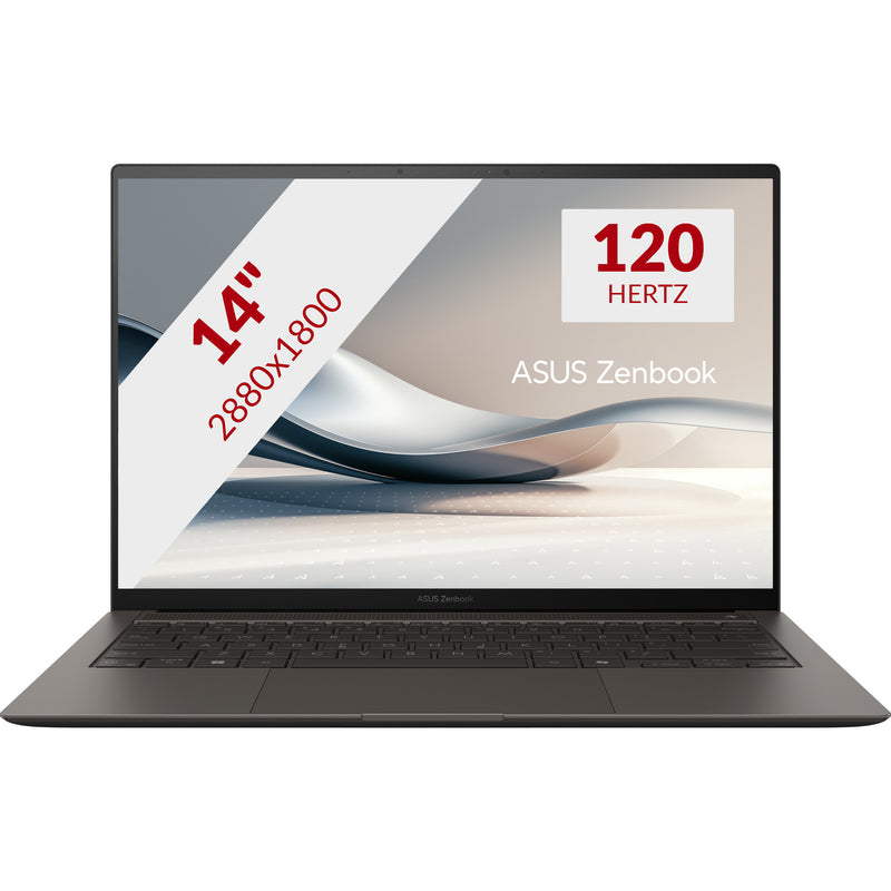 Ordinateur portable Asus ZenBook S 14 UX5406SA-PV029W 14 Copilot+ (Gris | Core Ultra 7 258V | Arc Graphics 140V | 32 Go | SSD 1 To)