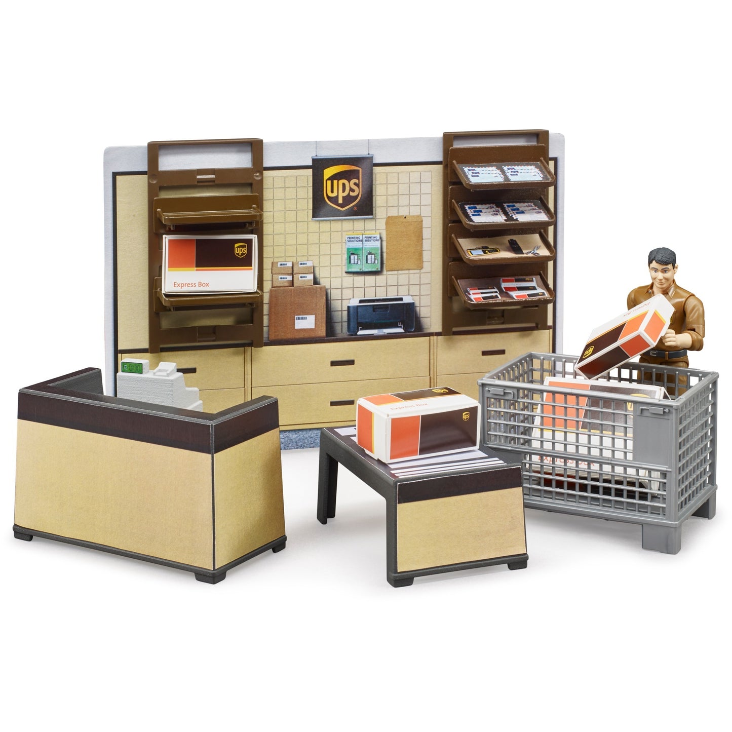 BRUDER BWORLD UPS PARCEL SHOP