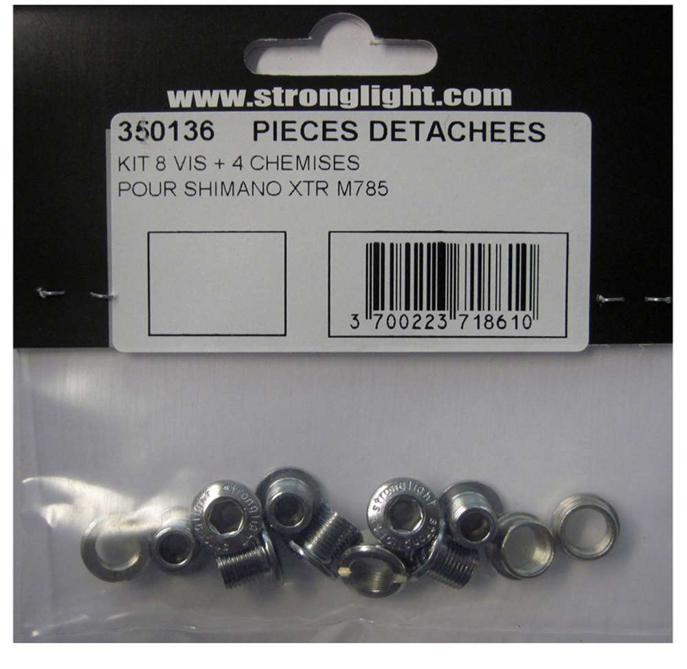 Boulons de plateau Stronglight pour manivelles Shimano
