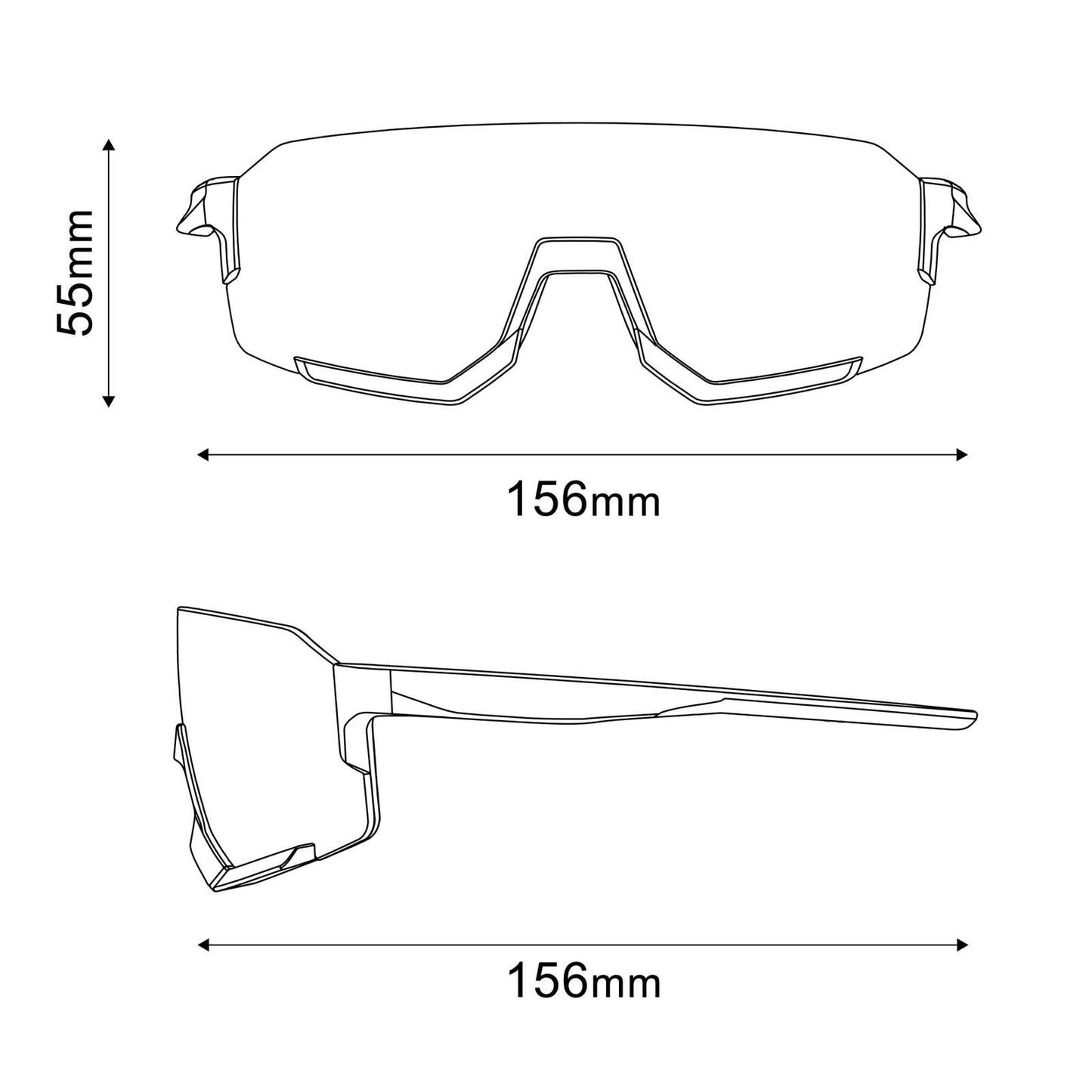 Shimano aerolite 2 hc blanc - lunettes de sport