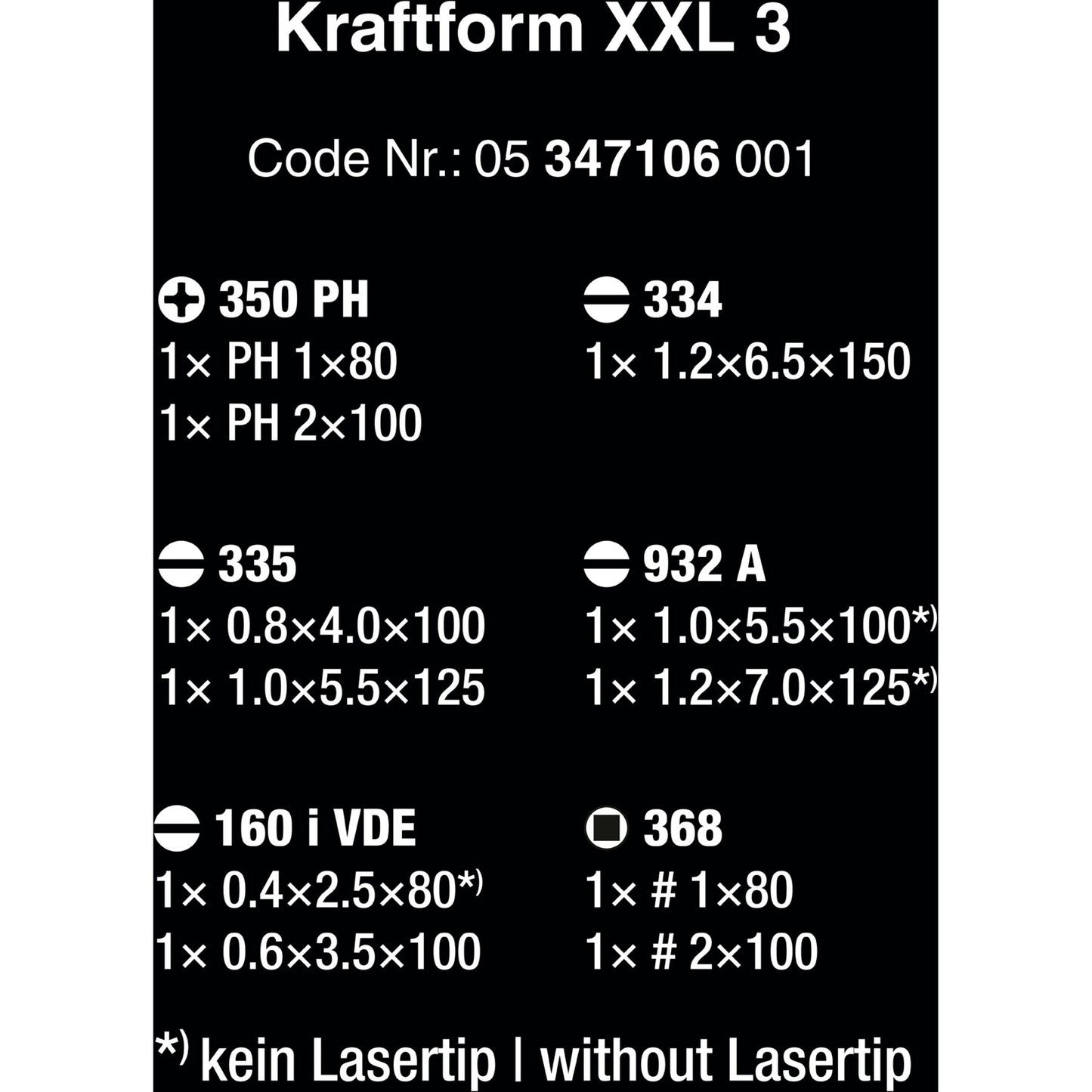 Wera kraftform xxl 3