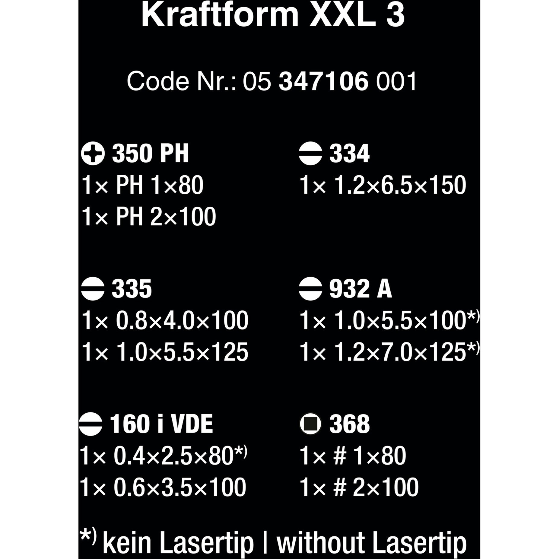 Wera kraftform xxl 3