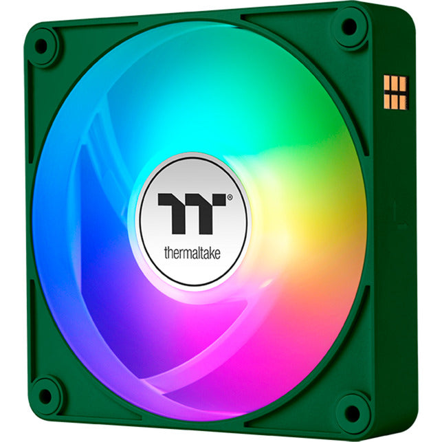 Thermaltake ct120 ex argb sync ventilateur de refroidissement pc racing vert (pack de 3 ventilateurs) ventilateurs de boîtier (vert, 3 pièces, 120 x 120 x 25 mm, pwm)