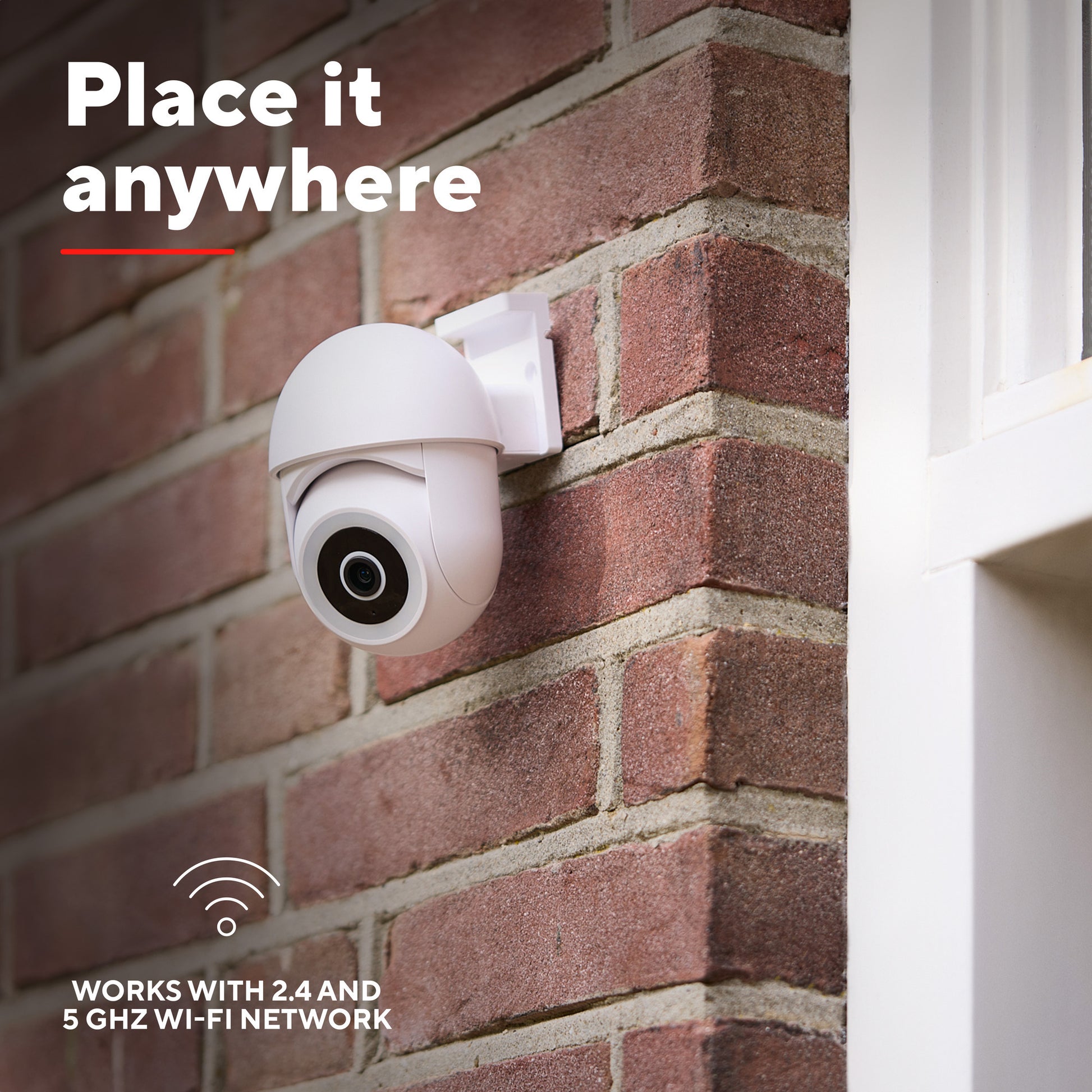 Trust ipcam-3900 Caméra extérieure 360° (blanche, WiFi 2,4 ou 5ghz)