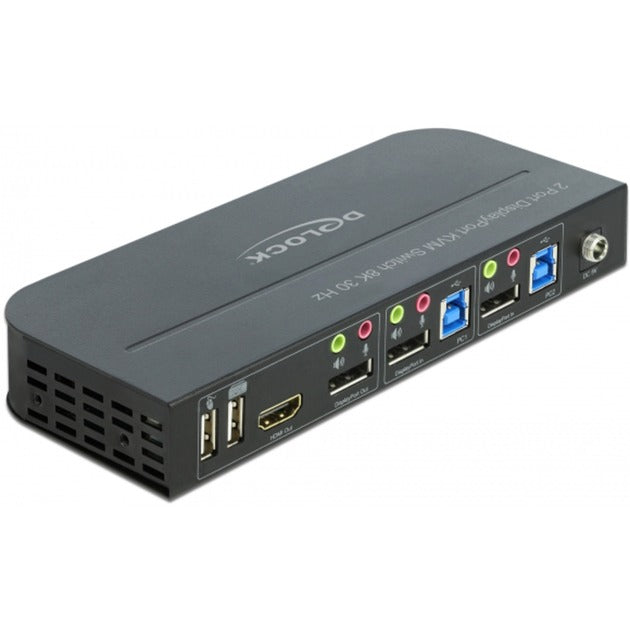 Dellock Displayport 1.4 KVM Switch 8K 30Hz avec USB 3.0 et