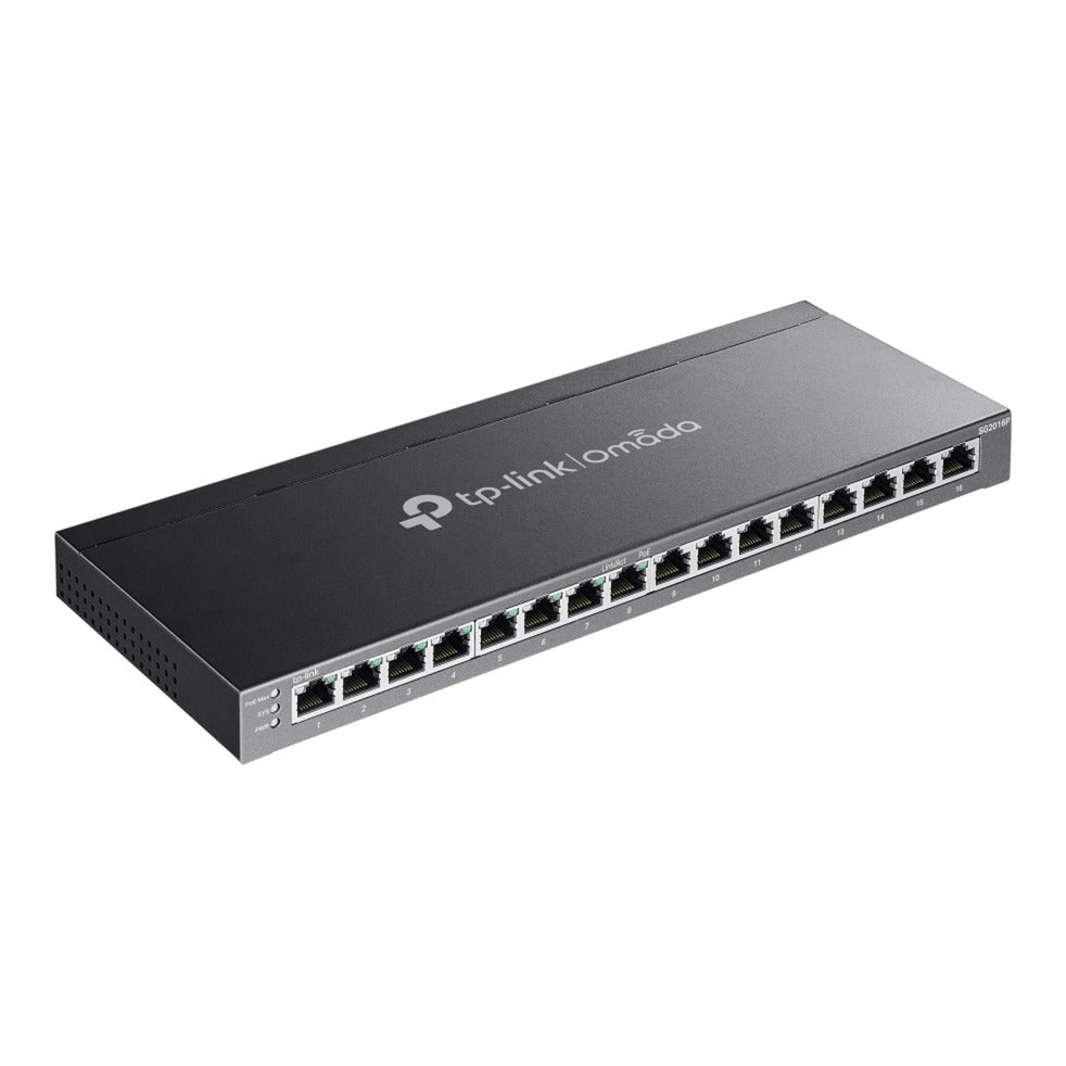 Tp-link omada sg2016p commutateur intelligent gigabit 16 ports (noir, 8x poe+)