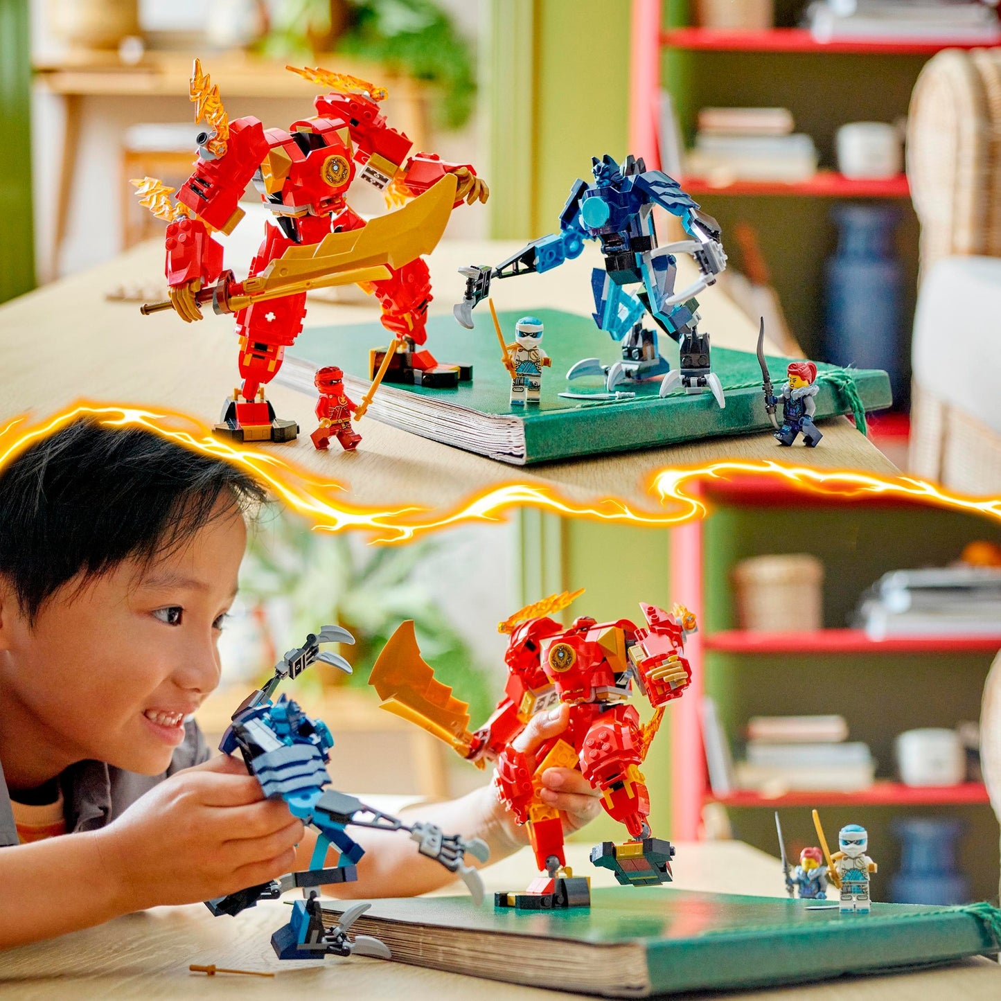LEGO LEGO NINJAGO 71808 Kais Elementary Fire Mecha