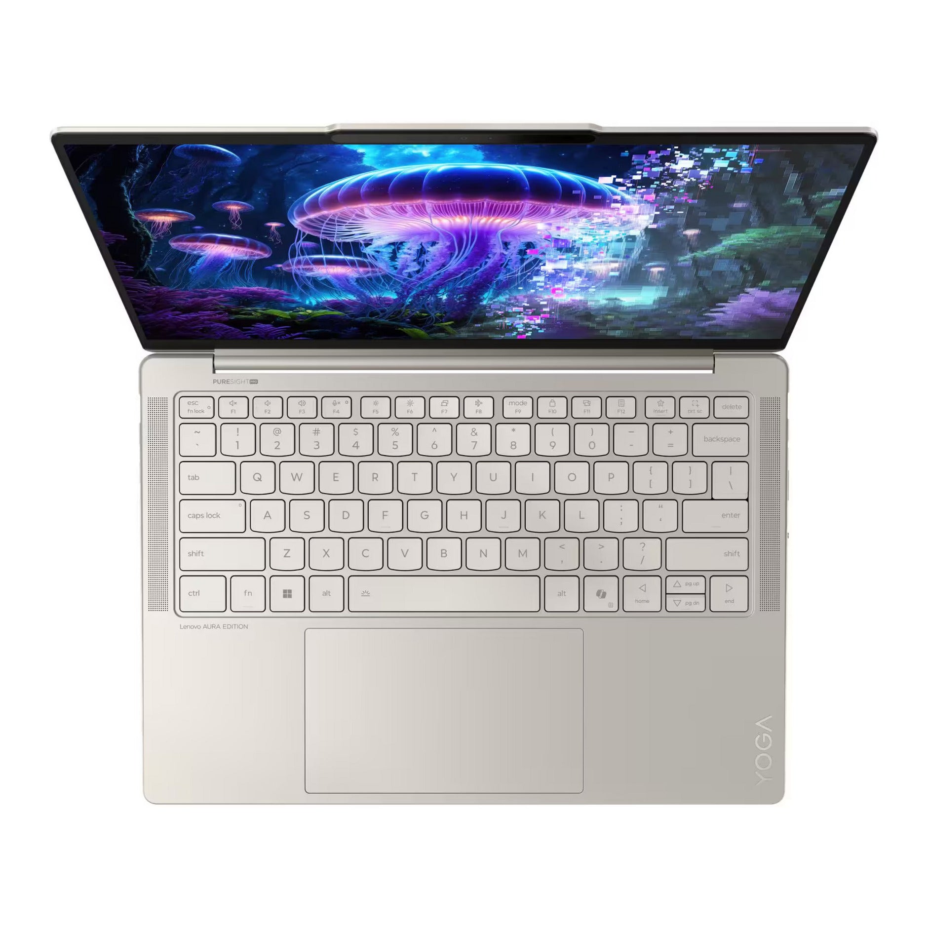 Lenovo yoga slim 7 14ill10 (83jx00f7mh) aura edition 14 copilot+ ordinateur portable (blanc brillant | core ultra 5 226v | graphiques intel arc 130v | 16 Go | SSD 512 Go)