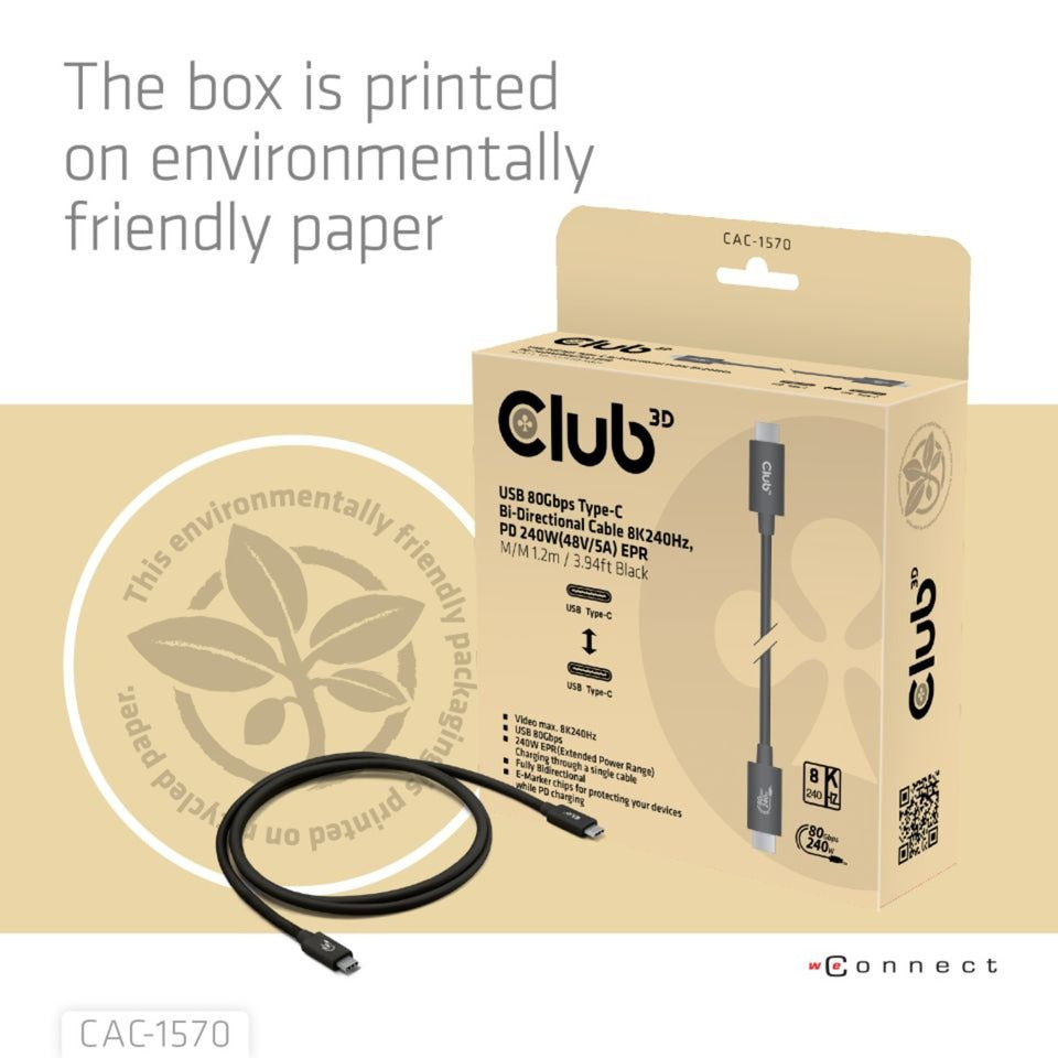 Club 3D USB-C 80 Gbit / ste