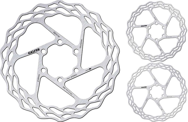 Disque de route fixe Galfer bike wave® à 6 boulons