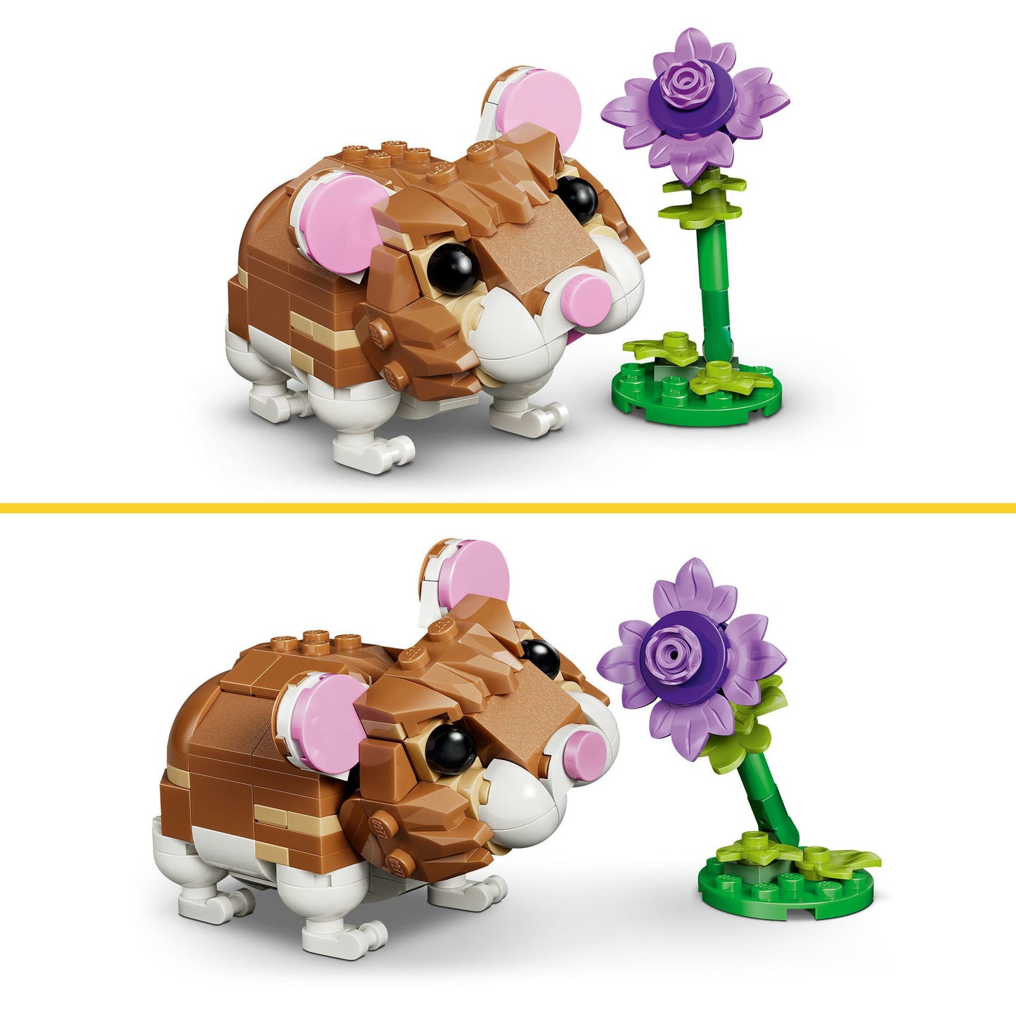 Lego 31376 créateur hamster mignon avec fleur | 2 pièces