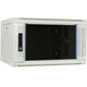 DSI 6U White Wall Armotboard avec porte en verre DS6406W