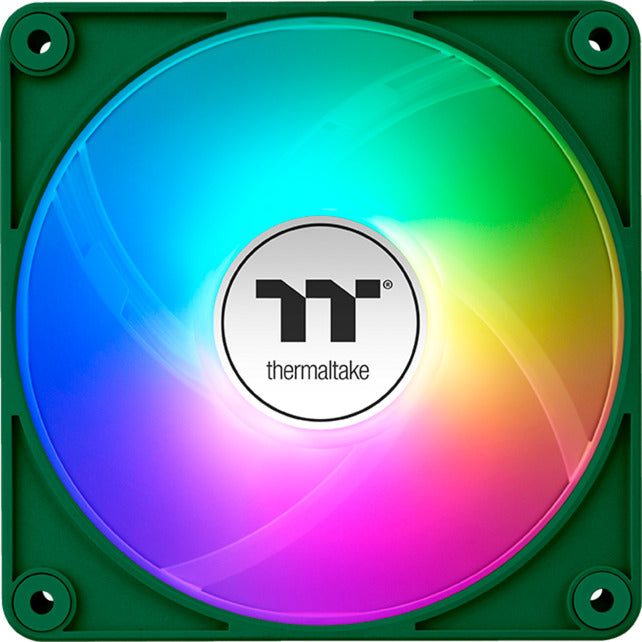 Thermaltake ct120 ex argb sync ventilateur de refroidissement pc racing vert (pack de 3 ventilateurs) ventilateurs de boîtier (vert, 3 pièces, 120 x 120 x 25 mm, pwm)