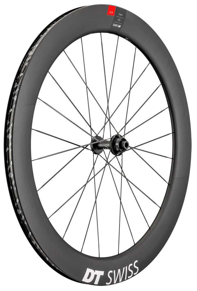 Roue avant Dt swiss arc 1100 dicut® carbone 62 disque cl