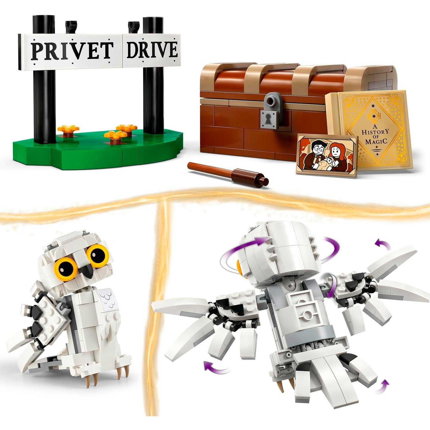 LEGO 76425 Harry Potter Hedwig à Ligusterlaan 4
