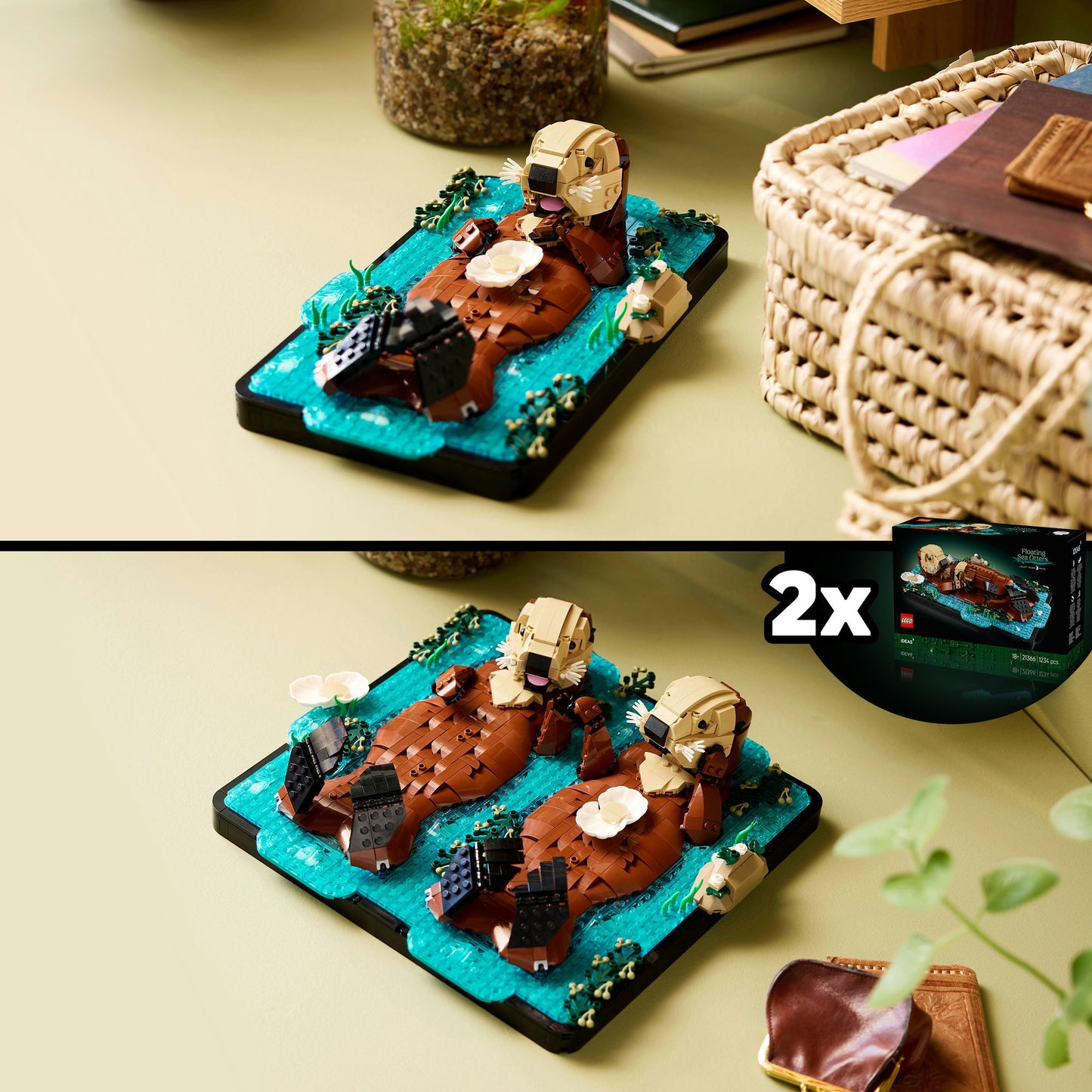 Lego ideas 21366 loutre de mer flottante
