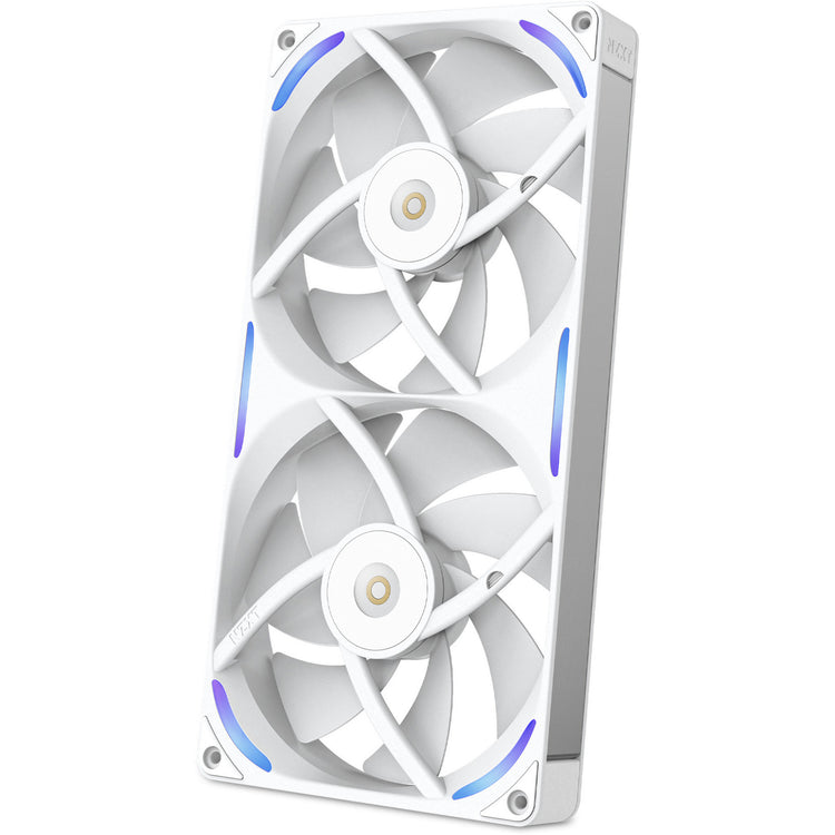 Nzxt performance fan f280x ventilateurs de boîtier rgb (blanc, 2 pièces, 280 x 140 x 30 mm, pwm)