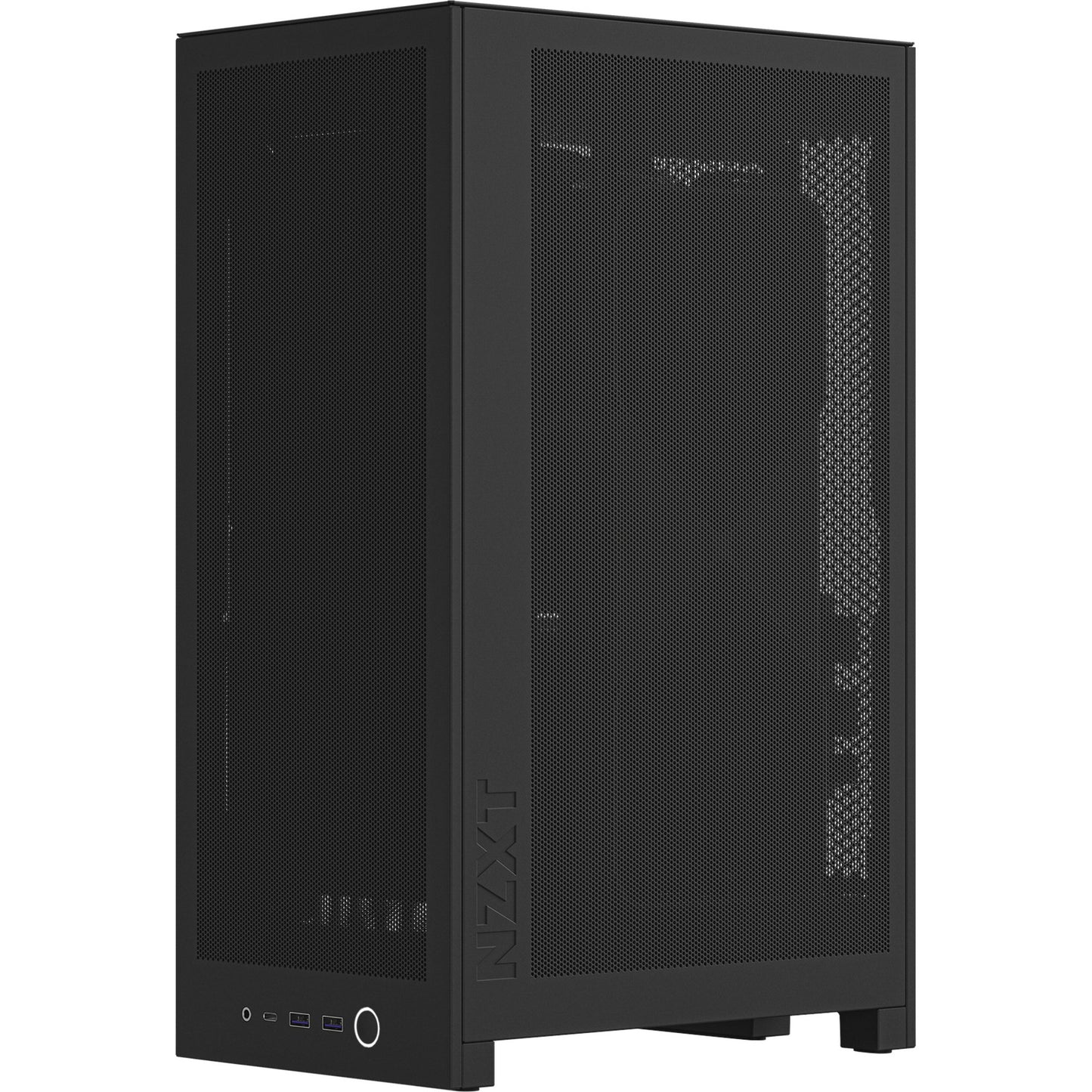 Boîtier mini tour Nzxt h2 flow (noir | 2x USB-A | 1x USB-C | verre trempé)