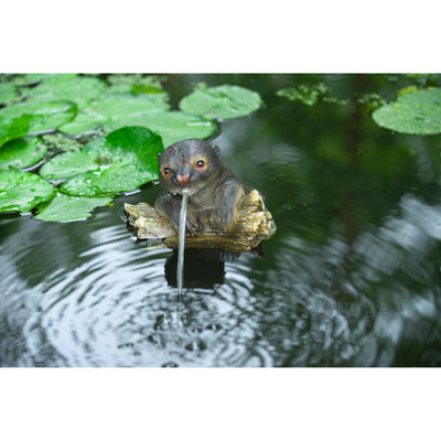 Ubbink Ubbink Floating Spray Figure Otter sur le tronc d'arbre