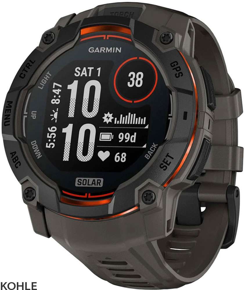 Garmin instinct® 3 solaire 50 mm - Montre connectée multisport GPS